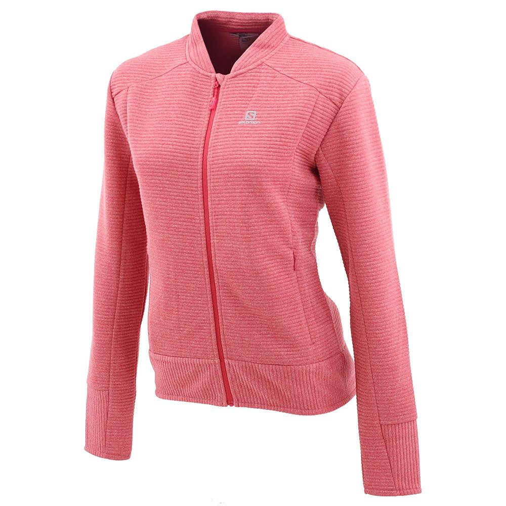 Salomon Israel CAMPFIRE MID W - Womens Jackets - Rose (OGNU-52318)